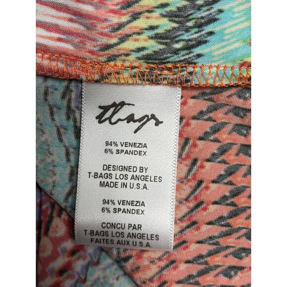 T Bags Los Angeles Venezia Mini Dress Womens Size XS Multicolor Geometric Boho - Picture 3 of 7